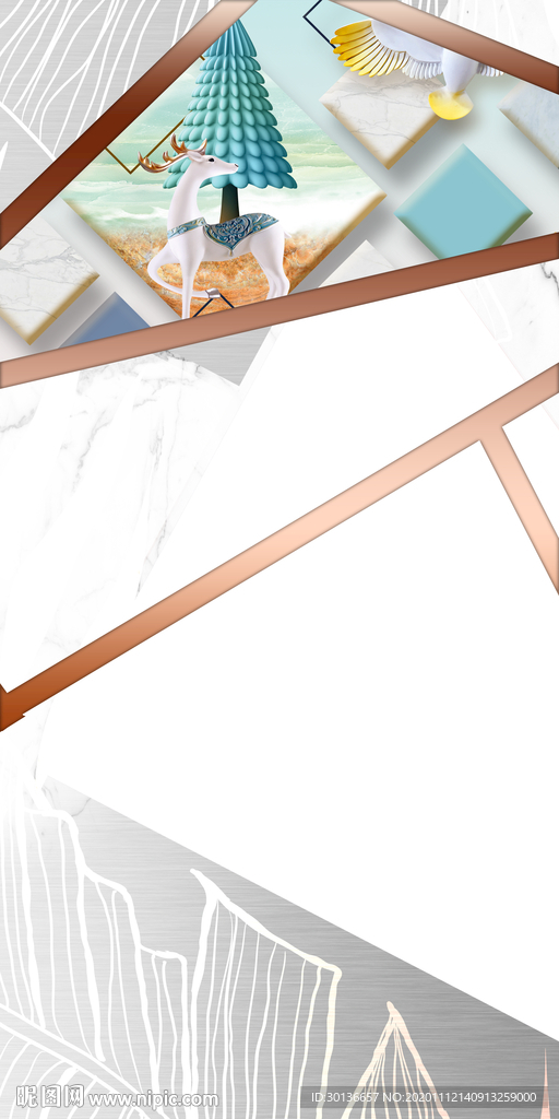 高清 欧式新玄关画 tif分层