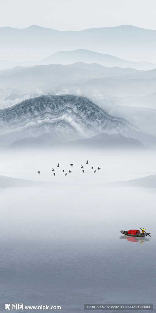 高清 大气玄关画 tif分层