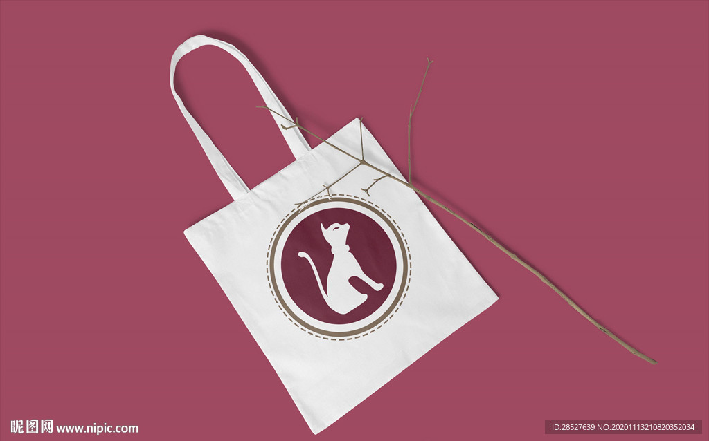 品牌logo手提袋纸袋样机