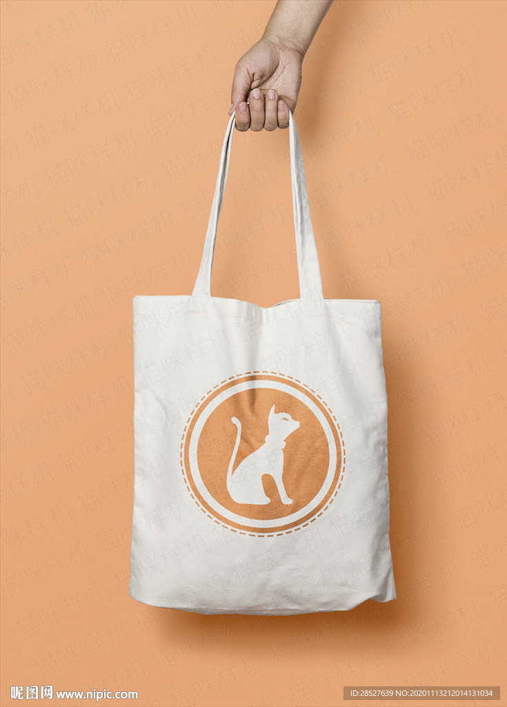 布袋logo手提袋皮包样机