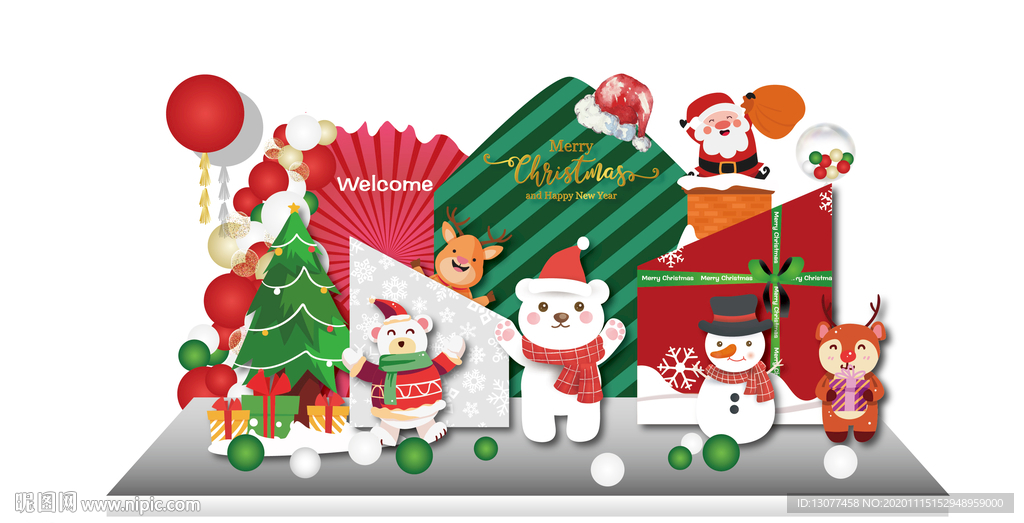 圣诞节背景效果图