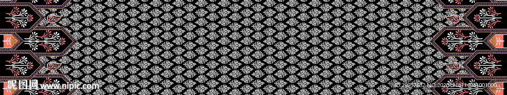 大牌 民族风定位花