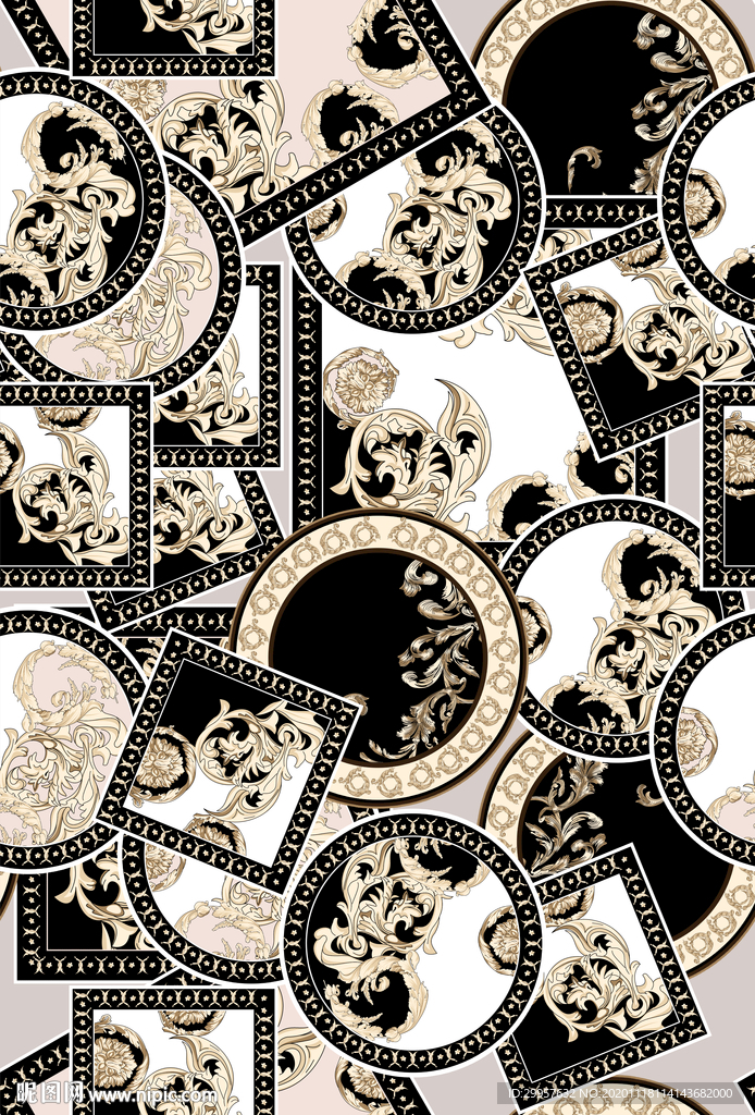 数码印花 大牌民族风