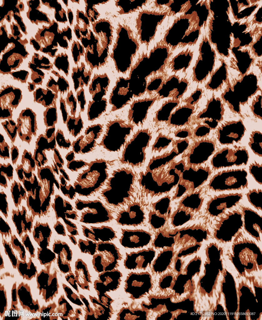 数码印花图片 豹纹