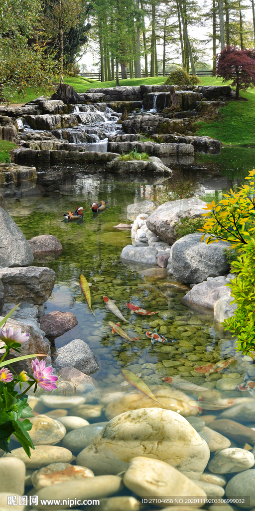 风景玄关装饰画