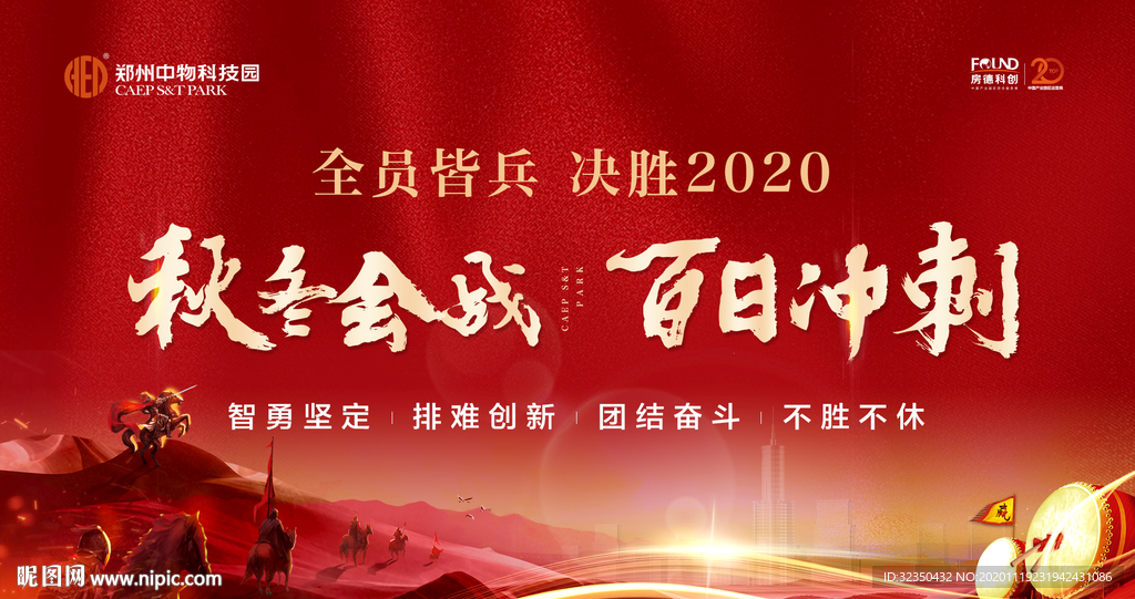 地产年终冲刺背景