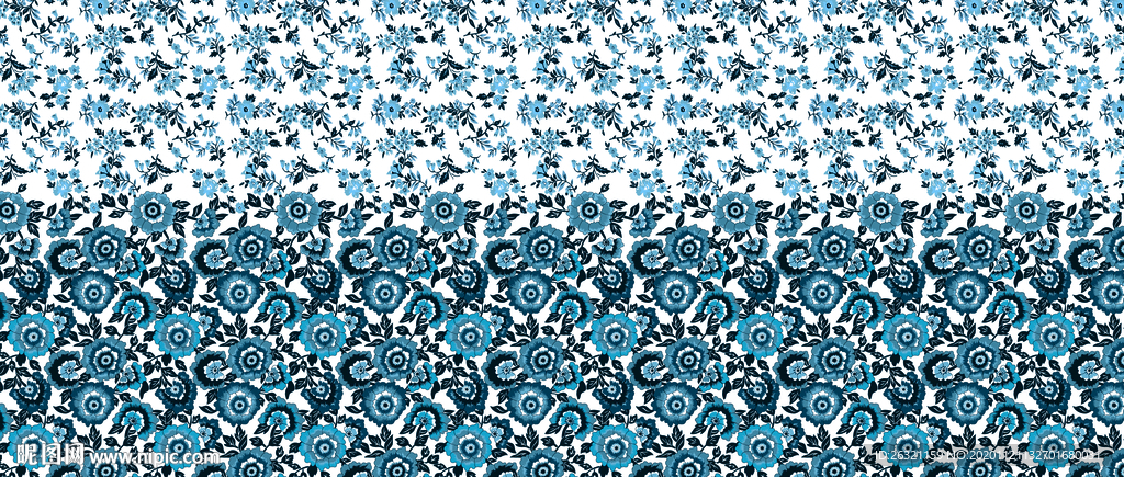 花型 花朵 花紋  数码印花