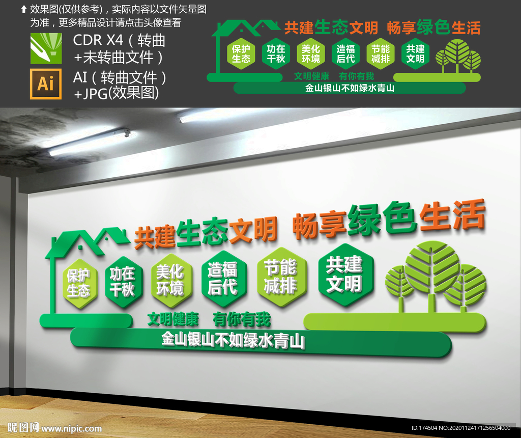 生态环保文化墙