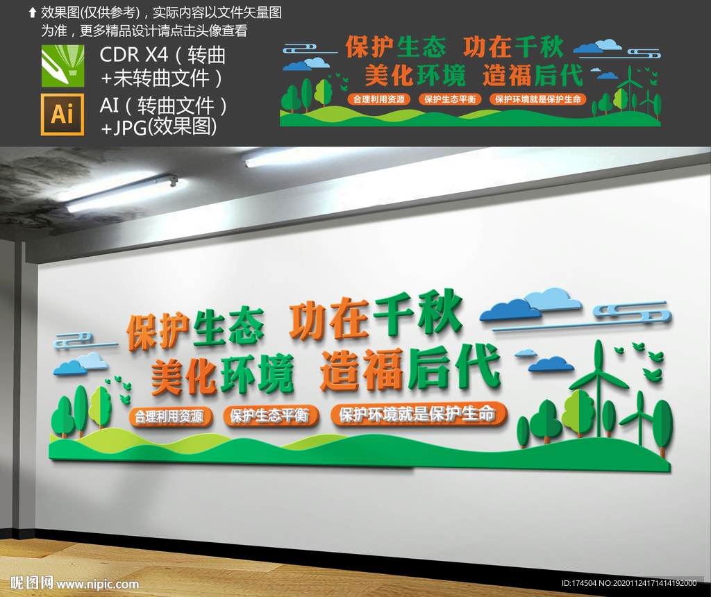 生态环保文化墙