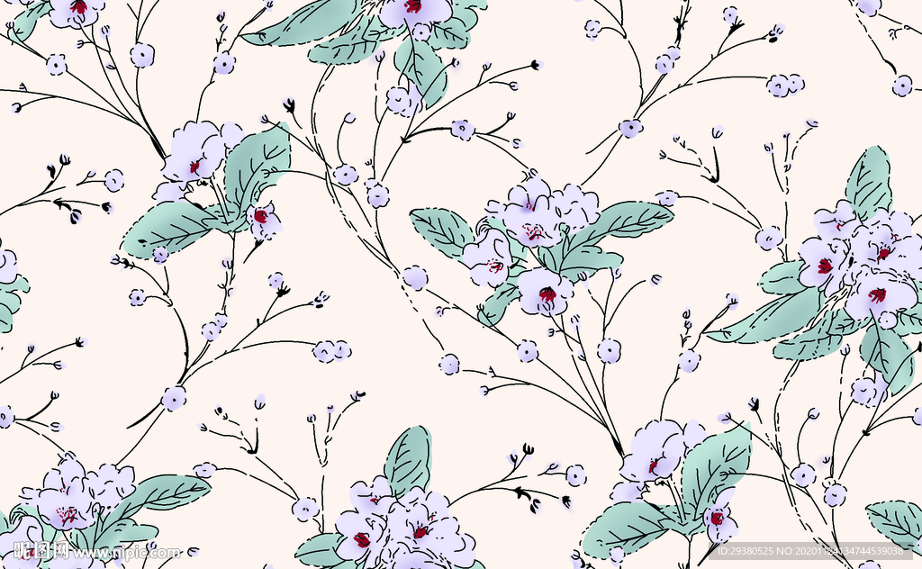 大牌 花卉 手绘花 设计