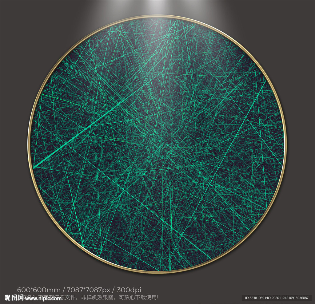 抽象线条艺术装饰画