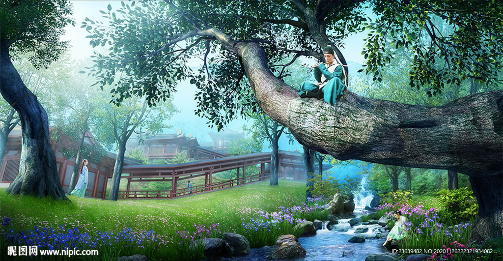 影视古城规划 效果图