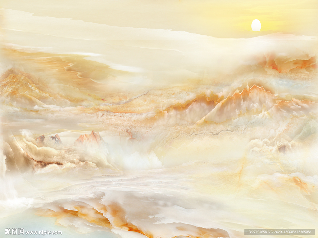 简欧大理石背景墙