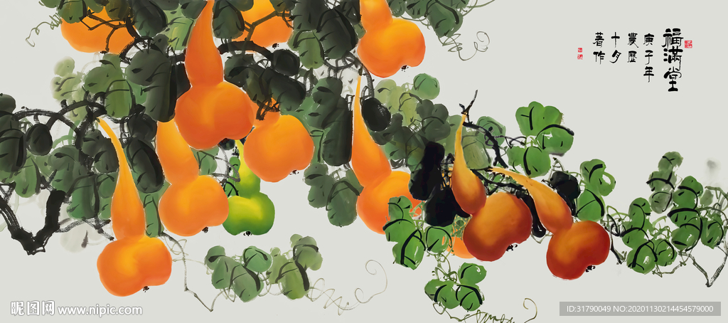 福禄图福满堂图片