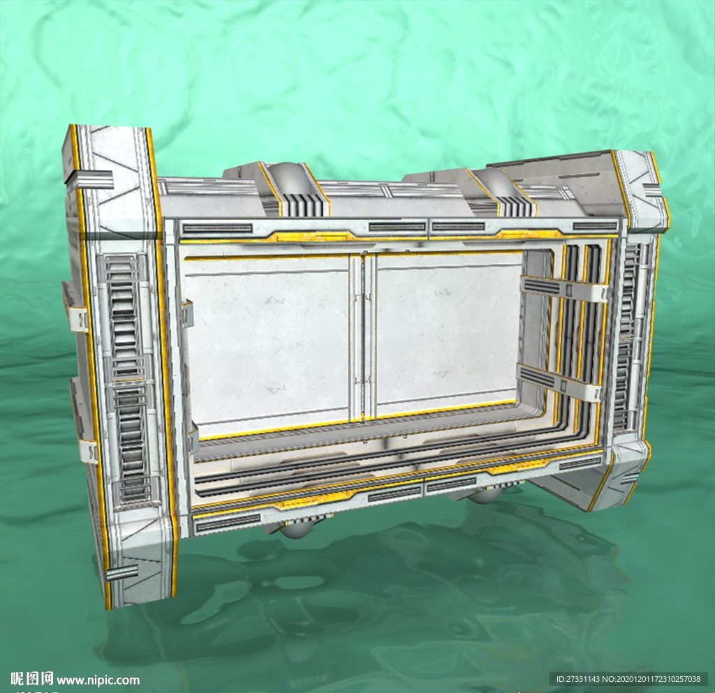 太空舱 科幻模型 建筑模型
