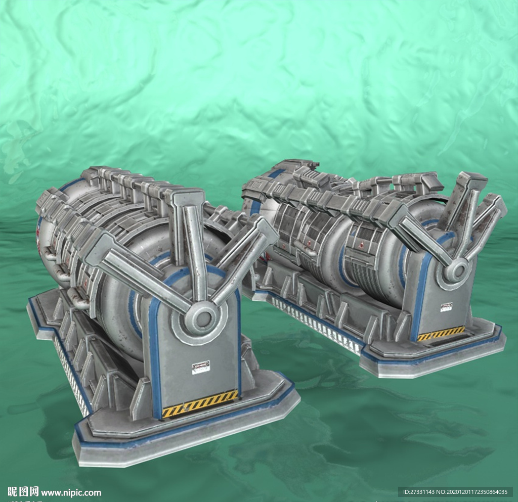 太空舱 科幻模型 建筑模型