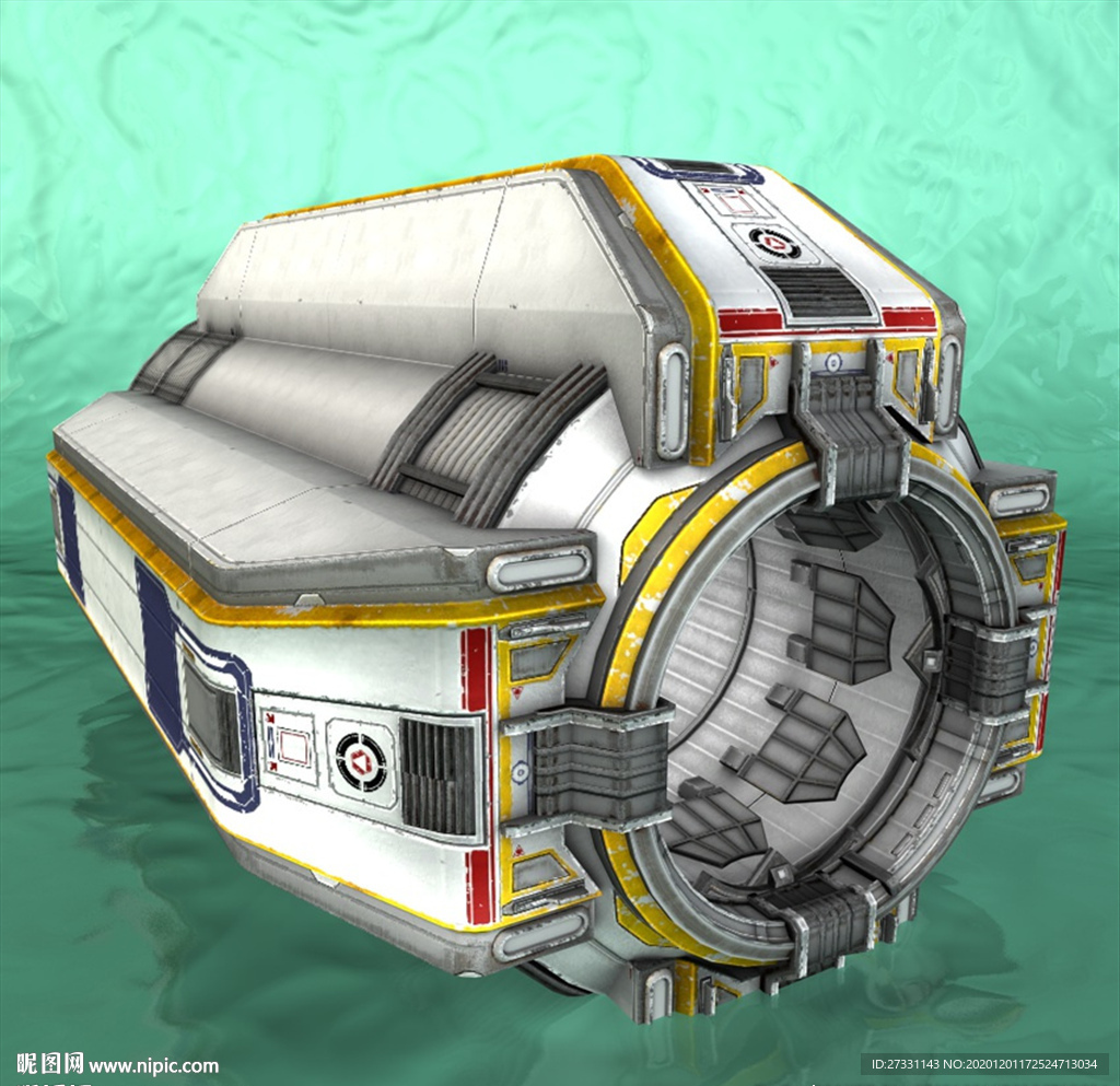 飞船模型 宇宙飞船 3d打印模