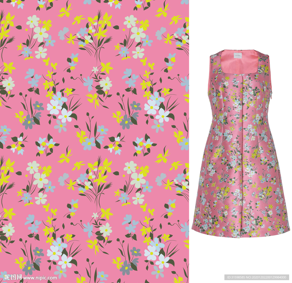 大牌女装花 小碎花