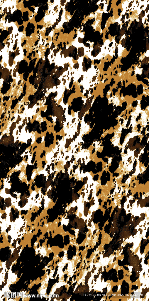 豹纹 扎染 大牌 数码印花