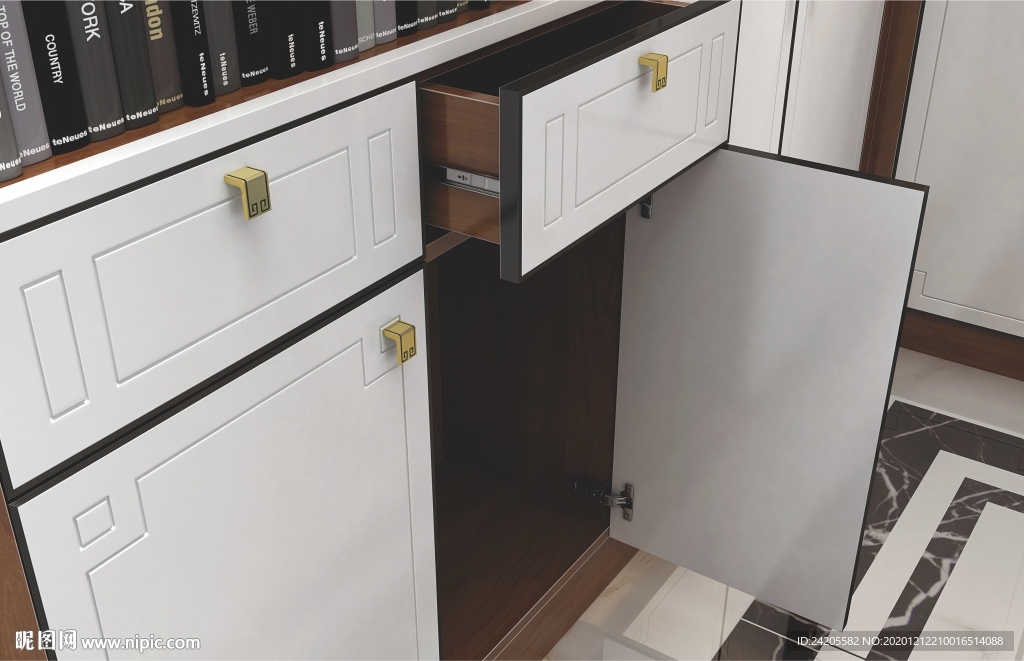 全屋定制餐厅板式酒柜餐边柜