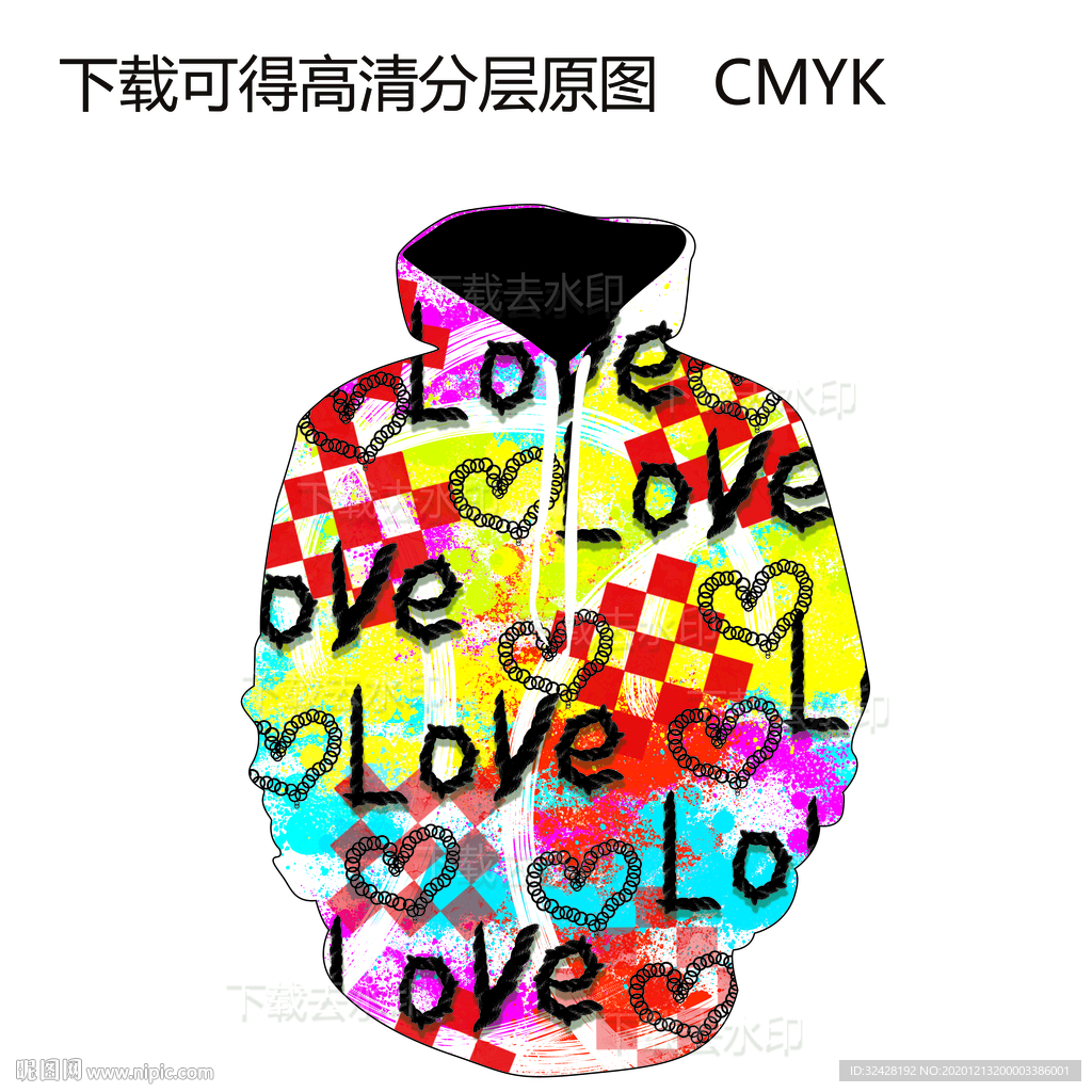 潮流男装 定位印花