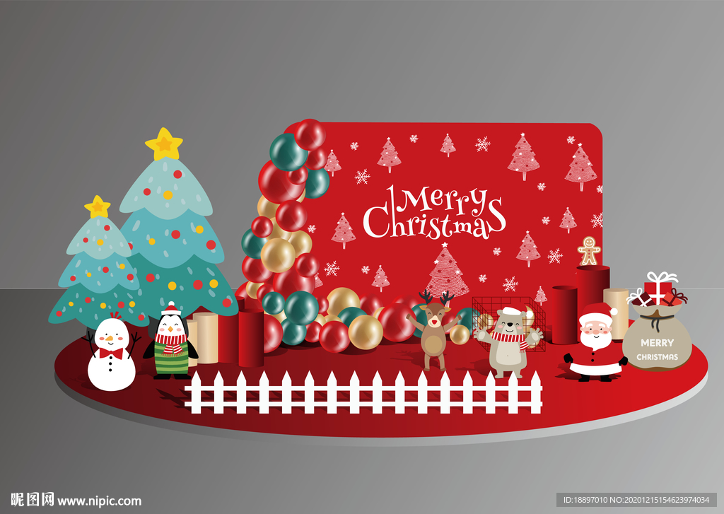 圣诞节美陈 圣诞装饰 造型