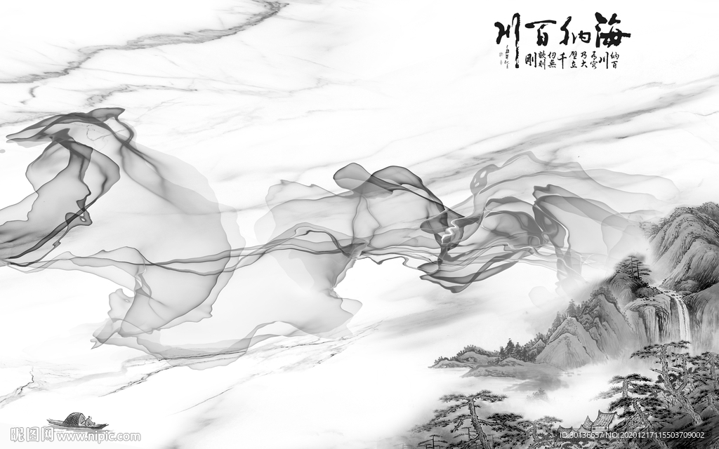 意境唯美高档山水 TIF分层