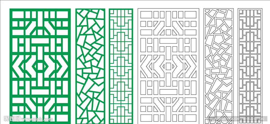 花格 格子 中式窗格 雕花