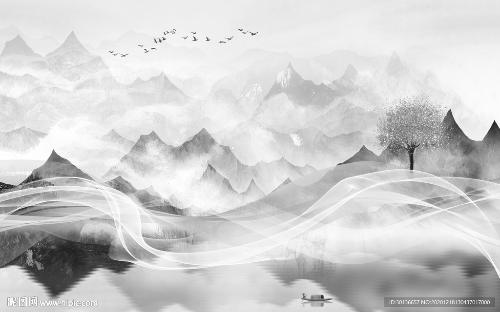 最新高清唯美山水 TIF分层