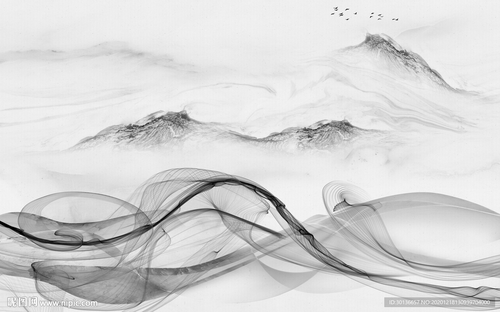 意境高清唯美山水 TIF分层