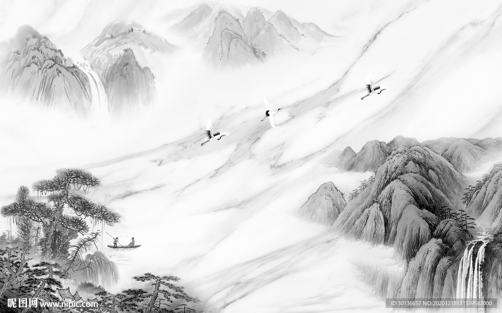 高档高清唯美山水 TIF分层