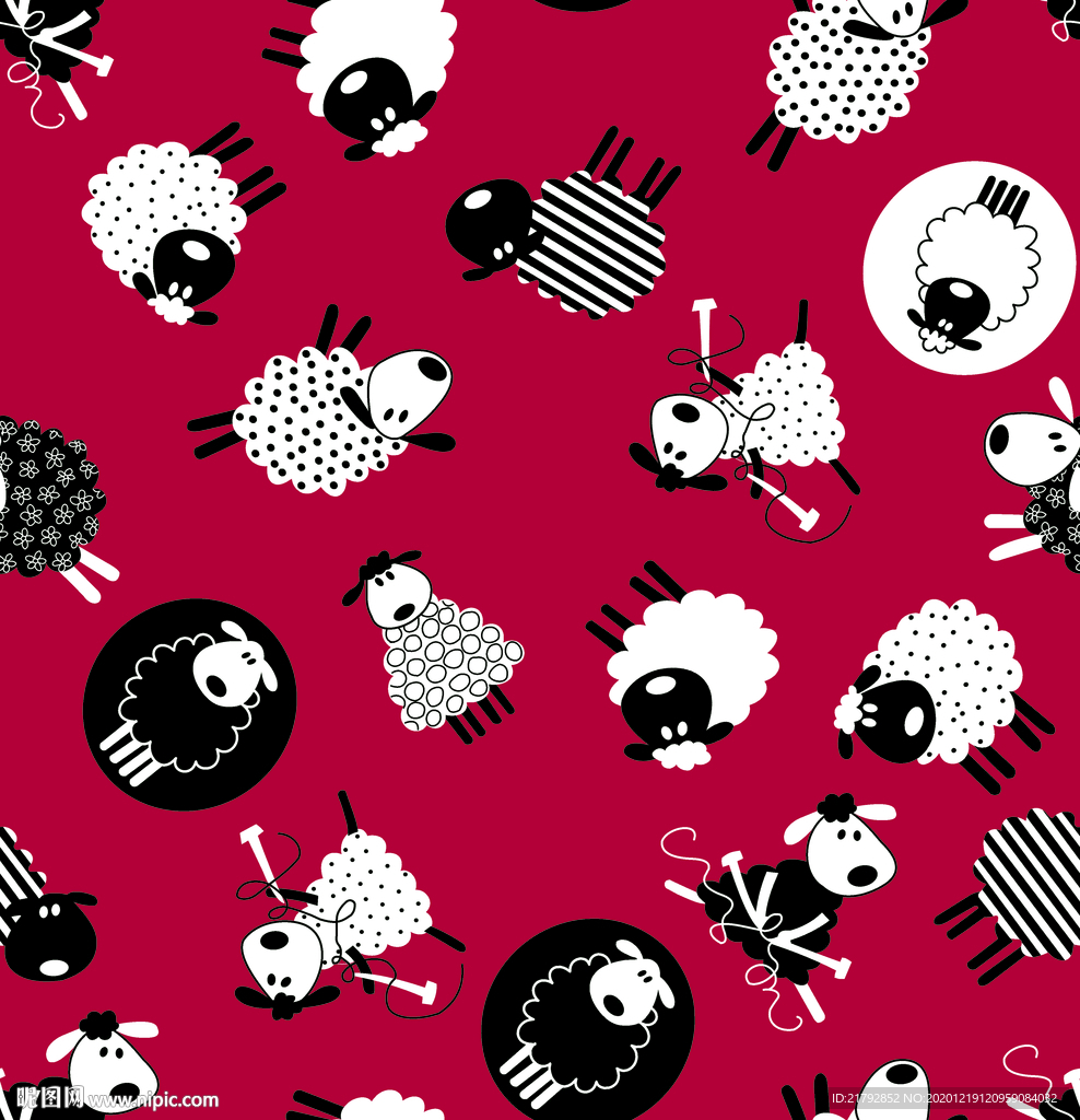 圣诞图片  数码印花图片