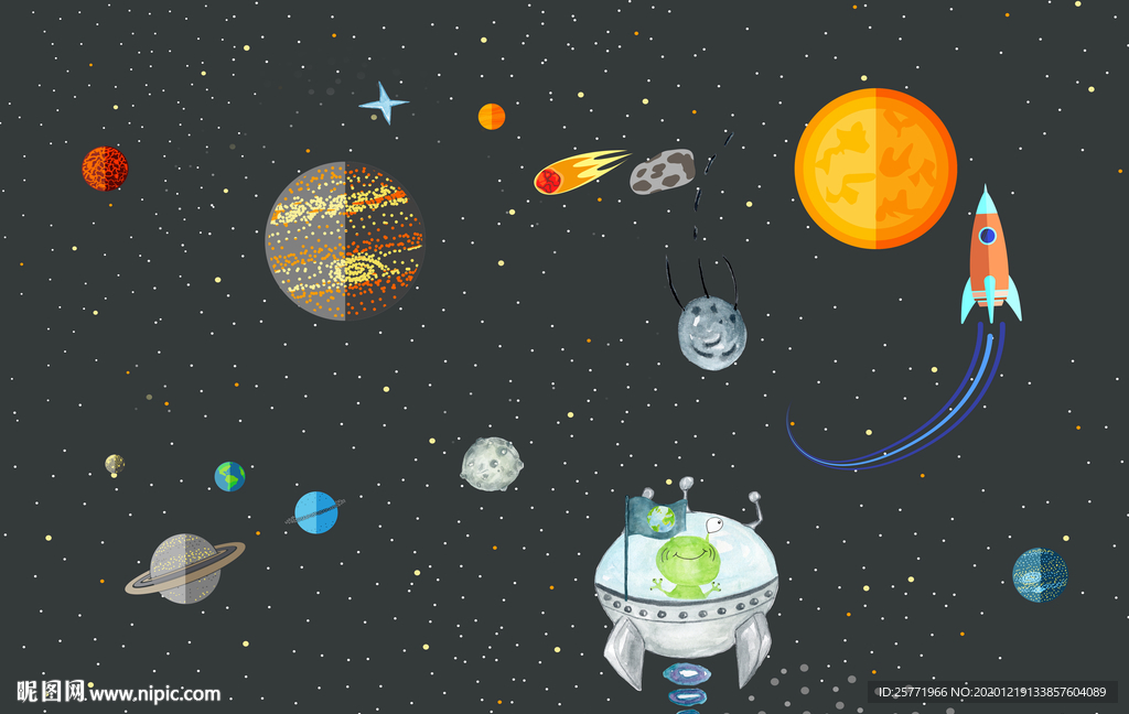 儿童房墙纸背景墙男孩房背景墙