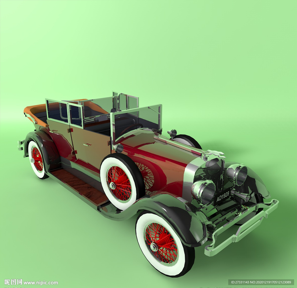 汽车模型 摩托模型 c4d模型