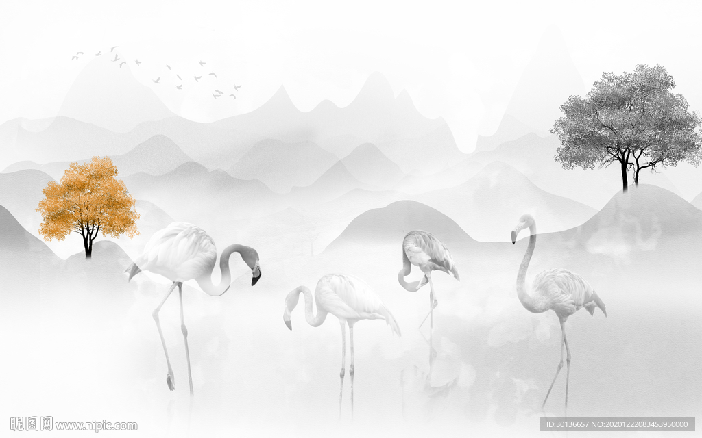 大气高清意境山水 TIF分层