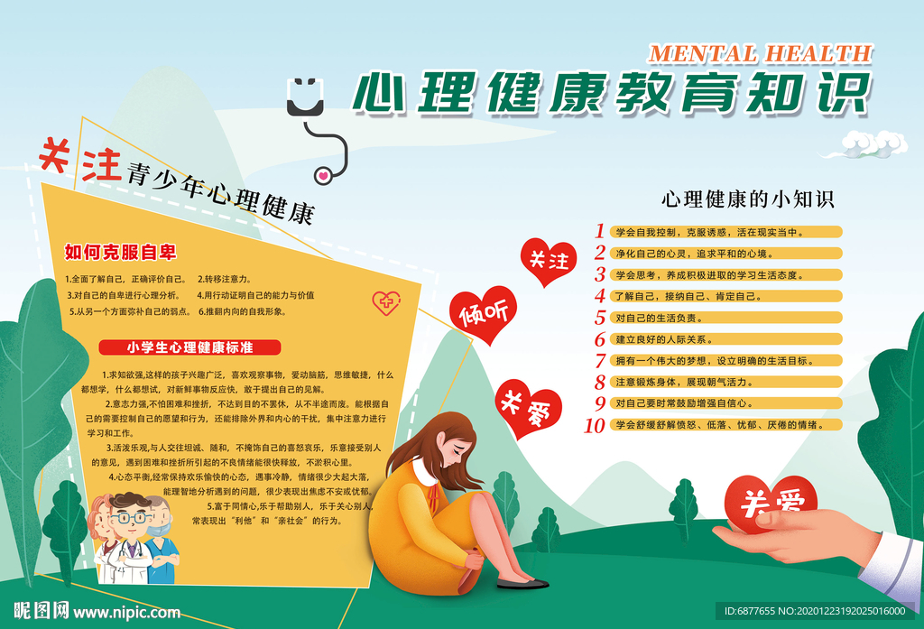 小学生心理健康宣传