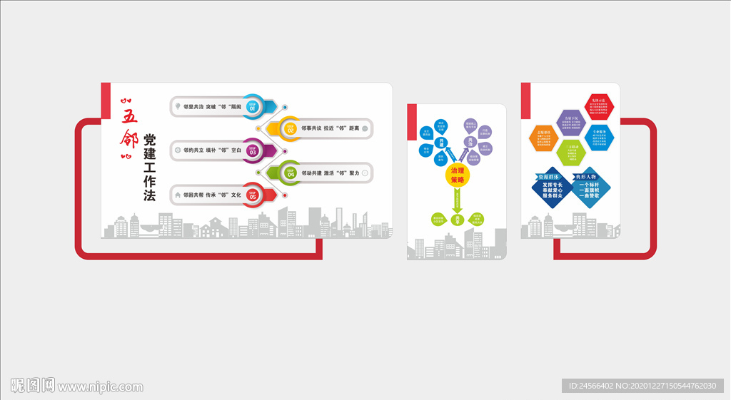社区图表文化墙