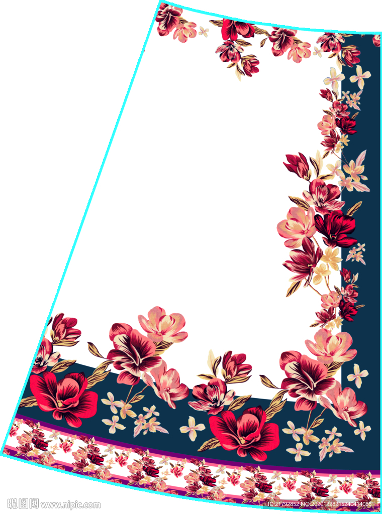 数码印花图片 花 大牌 豹纹