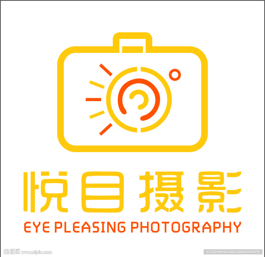 悦目摄影标志LOGO