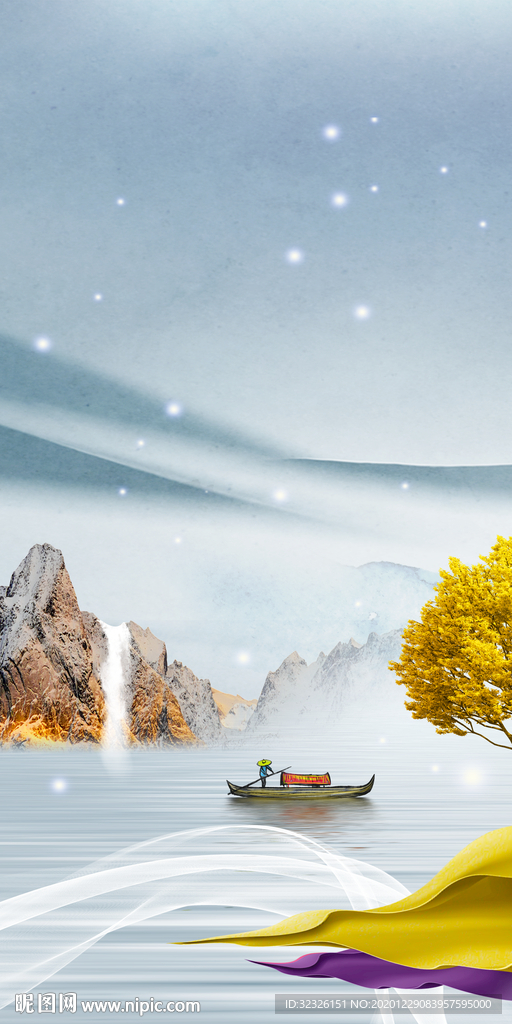 大气中式新玄关画 TIF分层