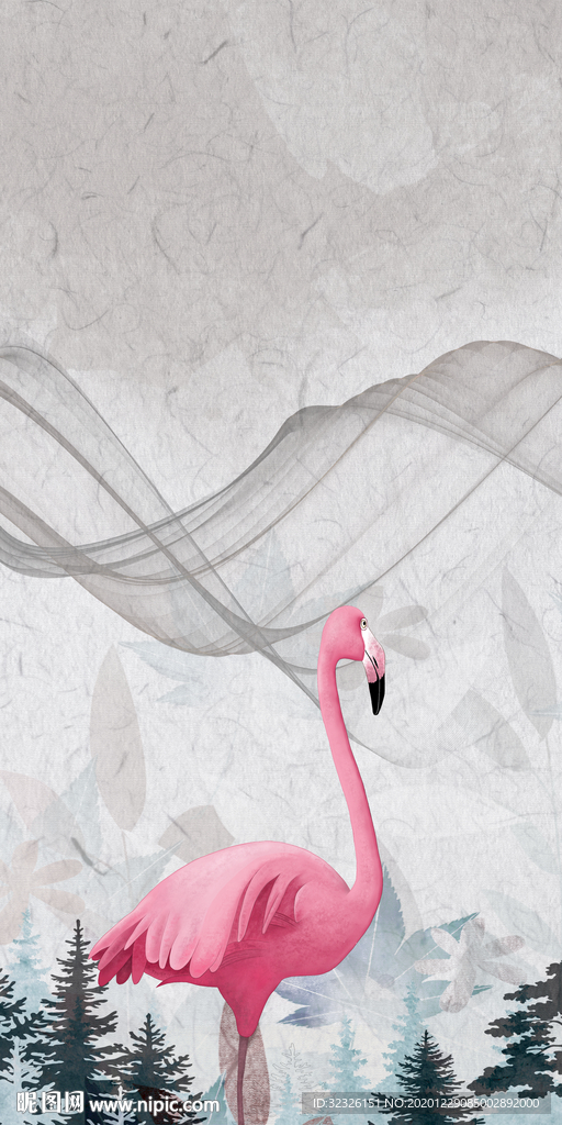 高清 现代玄关画 TIF分层