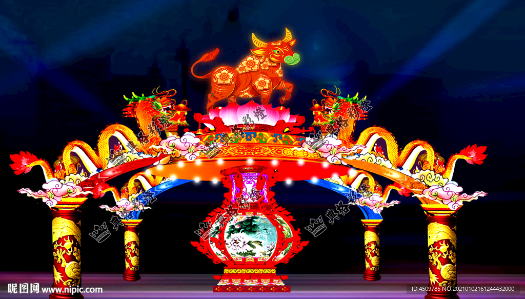 彩灯制作 花灯制作 灯会制作厂