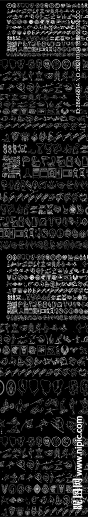 人物图腾CAD图库