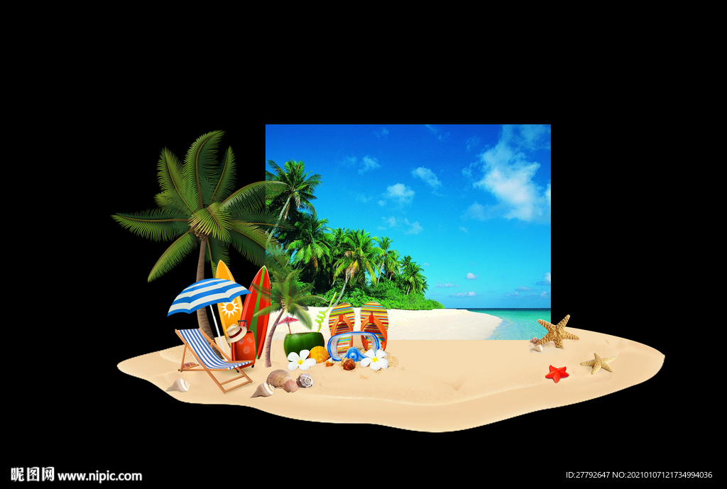 海 沙滩 地产 堆头