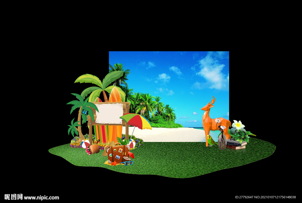 海 地产 堆头 造景