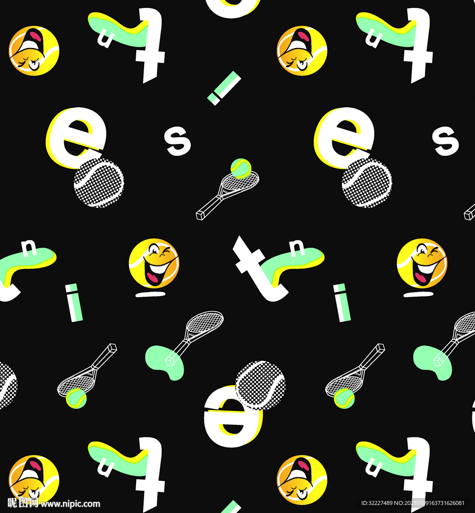 卡通 字母 表情