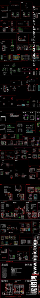 全屋定制榻榻米CAD图纸