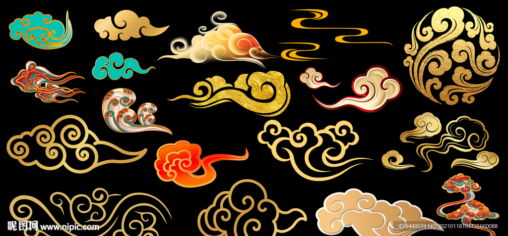 吉祥祥云广告素材大全