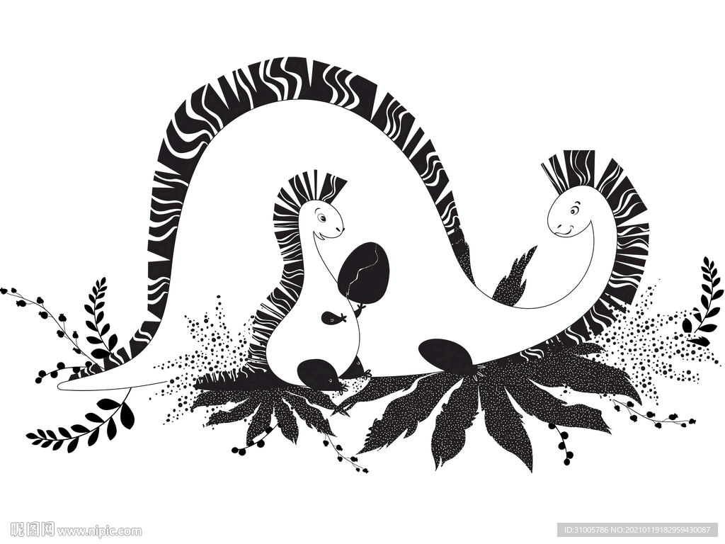 卡通恐龙背景墙