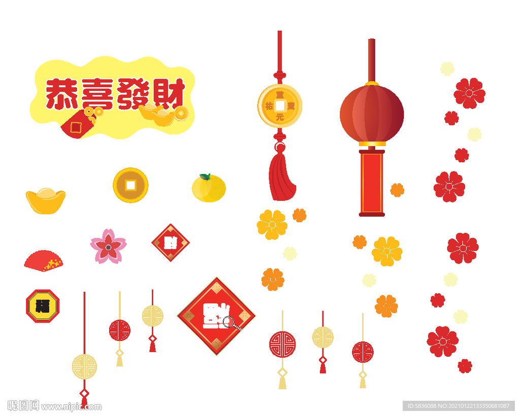 节日商场商铺玻璃装饰门贴纸图案